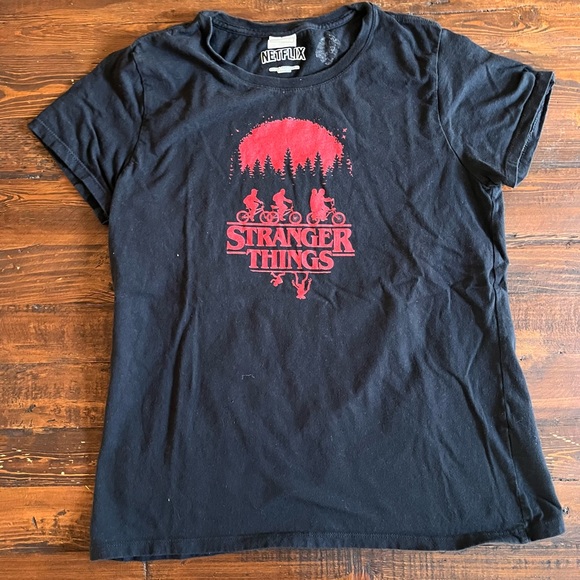 Netflix Tops - Stranger Things short sleeve tee shirt